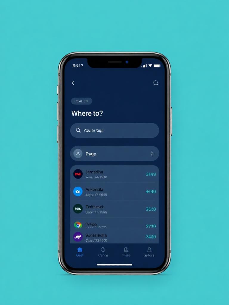 Booking Car — Search address